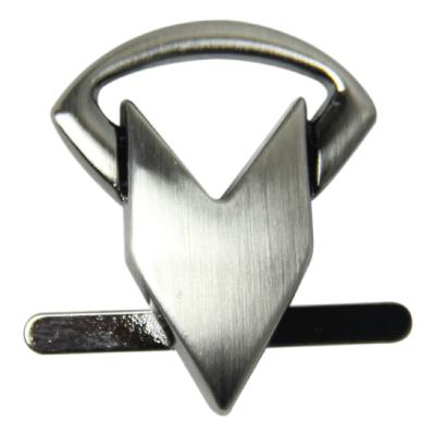 China Nickel Free / Lead Free / Eco - Friendly Gunmetal Men Metal Clip Buckle For Shoes for sale