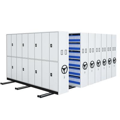 China Density metal movable compact school Library durable Mobile Shelving System for sale for sale