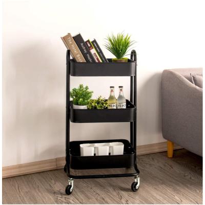 China Kitchen Cart Tableware Storage Shelf/Rack Trolley for sale