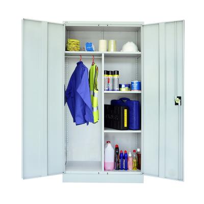 China white modern sliding door closet children baby kids storage metal cabinet wardrobe for sale