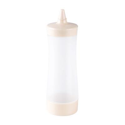 China Sustainable Plastic Squeeze Bottle Ketchcup Sauce Bottle 350ml Custom Salad Dressing Squeeze Bottle for sale