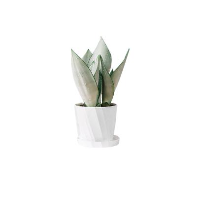 China Modern Durable Plastic Flower Pot Round Large Thickened Plastic Flower Pot Planter Pot for sale