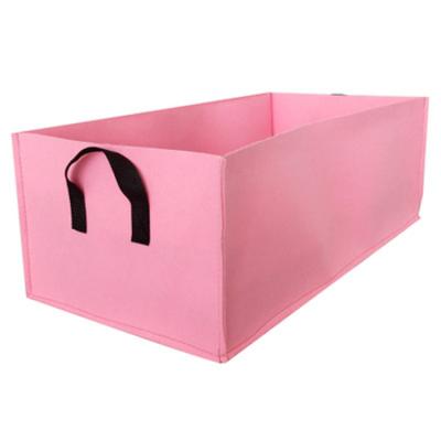 China High Quality Gently Using Rose Green Gray Rectangular Planting Bag For Various Felt Blue Green Black Home Used for sale