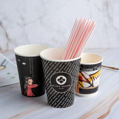 China Brown Paper Packaging Handmade Recyclable Paper Cup Bag Single Recyclable Custom Paper Cup for sale