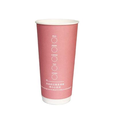 China Custom logo hot biodegradable disposable paper takeway compostable coffee cups maker handmade large paper cups for sale