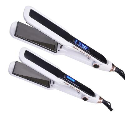 China Smart LED Display Adjustable Heat Bounce Settings Hair Straightening Heating Temperature Professional Fast Hair Straightener for sale