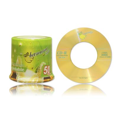 China High Quality Single Layer Banana Mini CD-R 215MB 32X SILVER for sale