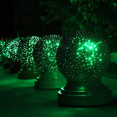 Chine Luminous Stone Ball Car Parking Lot Road Blocking Special-Shaped Ornam à vendre