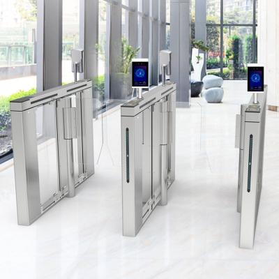 China Facial Recognition Swing Turnstile Gate Barrier Gate Fast Speed Pedestrian Access Control Card System zu verkaufen