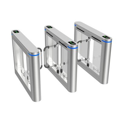 China Gate Smart Card Swing Turnstile Gate Supermarket Barrier Automatic Opening Access Control zu verkaufen