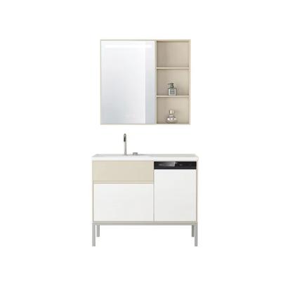 China Isolation and disinfection AXENT refrigeration cabinet bathroom basin furniture the world's first smart bathroom cabinet for bathroom for sale