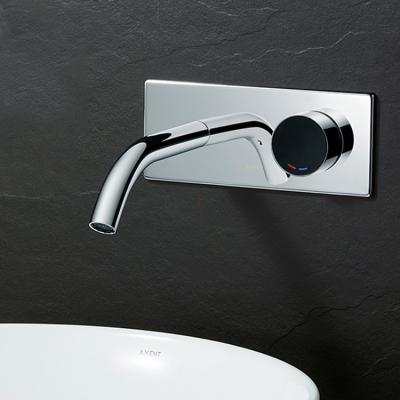 China AXENT Faucets Thermostatic Smart Faucet With Mechanical Direct Rotation In The Wall Basin For Bathroom for sale