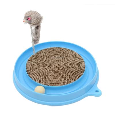 China 2021 Viable Round Luxury Cat Playing Cat Scratcher Toy for sale