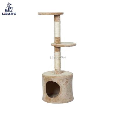 China OEM Wholesale Viable Cat Tree Post Tree Climber of Sisal and Carpet for sale