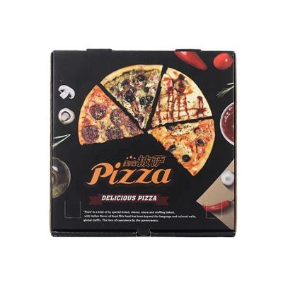 China Hot Delivery Disposable Biodegradable Corrugated Cardboard Empty Italy Pizza Packing Custom Logo Printed 24 Inch 18