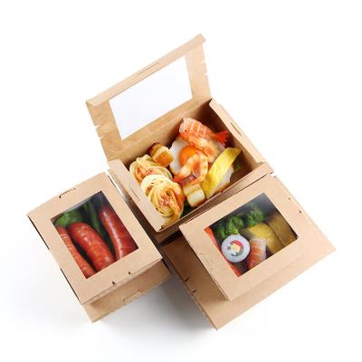 China China Disposable High Quality Disposable Take To Go Food Containers Potluck Lunch Box Biodegradable Packaging Paper Designer for sale