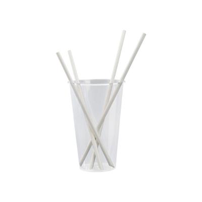 China Custom Eco Friendly Natural Recyclable Biodegradable Clean White Individually Wrapped 6mm Long Water Proof Kraft Paper Coated Boba Paper Straw for sale