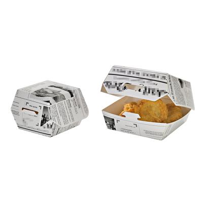 China Disposable Korean Catering Corrugated Cardboard Printing Fried Vented Unch Fried Chicken Packaging Boxes Delivered Takeout USA for sale