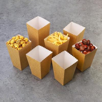 China Custom Biodegradable Party Disposable Lego Block Drink Popcorn Packaging Logo Paper Gift Favor Movie Night Party Water Proof Printed Large Packaging for sale