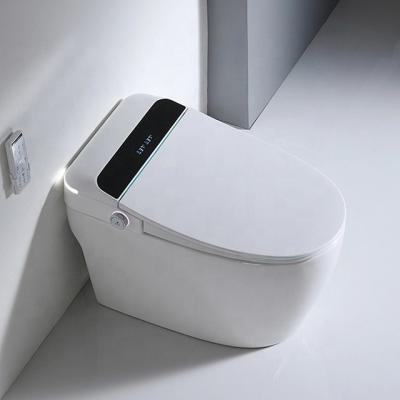 China Auto Operation Sanitary Bathroom Electric Remote Control Automatic Bidet Smart Toilet for sale