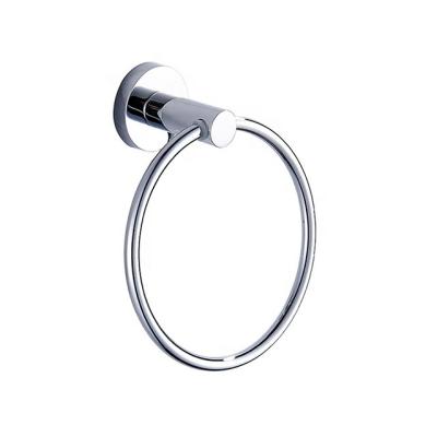 China Bathroom Hardware Accessories 304 Stainless Steel Durable High Quality Luxury Round Towel Ring for sale