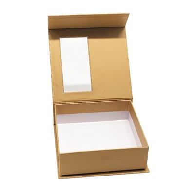 China Recycled Material To Lead Industry Design Small Packaging Custom Modern New Cardboard Box With Display Window for sale