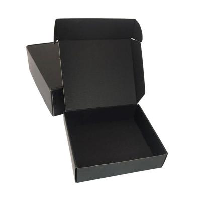 China Recycled Material Professional Manufacturer Sneaker Square Matt Lamination Black Cube Cardboard Box With Lid for sale