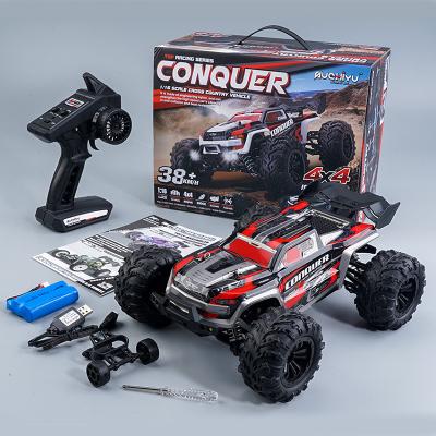 China 2023 New RC Car JJRC Q117 2.4G 4WD 1/16 High Speed ​​Remote Control Truck 70KM/H Auto Return With LED Light Brushless Off-Road Vehicle Toys for sale