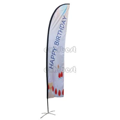 China 2021 polyester china manufacturer country flag custom beach flag for sale