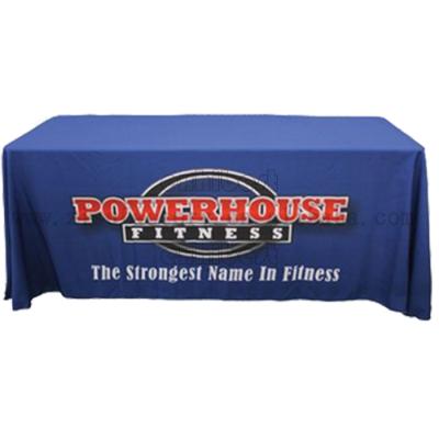 China Polyester Wholesale Promotion Advertise Trade Show Table Cover for sale