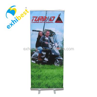 China Promotion 85*200 Aluminum Budget Roll Up Banner, Roll Up Stand, Roll Ups For Advertising for sale