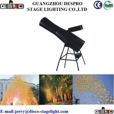 China Disco Stage Effect Confetti Machine / Glitter Cannon 800W For Event Celebration for sale