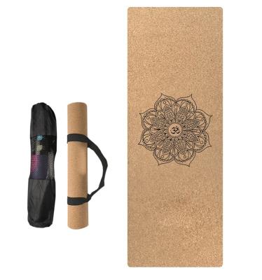 China New Style LOGO Color Tree Popular Waterproof Custom Products Jointop Yoga Mat Rubber Cork Rubber Cork For Women for sale