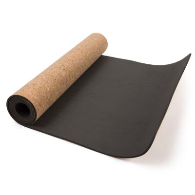 China Wholesale Non Slip Nature Waterproof Jointop Yaga Mat Cork Yoga Gym Rubber Mat for sale