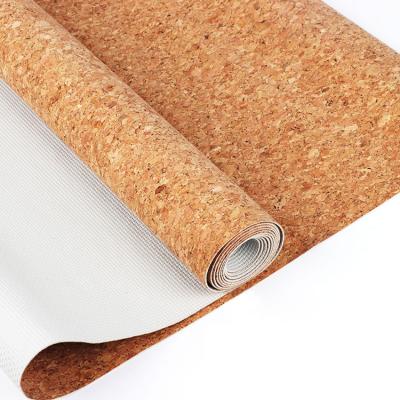 China Cheap Cork+TPE Jointop Customized Premium Non-slip Natural Rubber Cork Pilates Yoga Mat Wholesale 4mm for sale