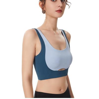 China Manufacturer Antibacterial Supplier Breathable Shockproof sports bras fitness yoga running camisole for women for sale