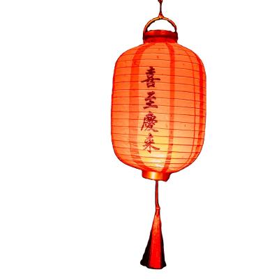 China Europe Factory Wholesale Cylindrical Chinese Red Paper Spring Festival Decorative Lantern for sale