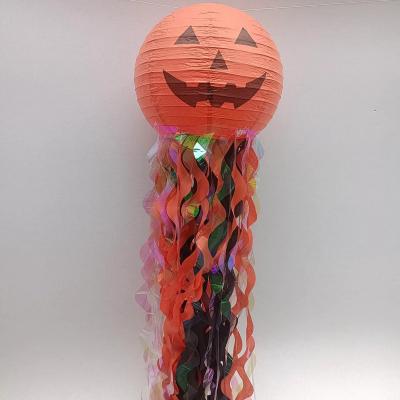 China Folk Art Halloween Party Decorations Kindergarten Decoration Halloween Pumpkin Lantern for sale