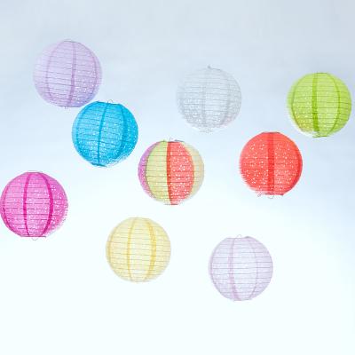 China Europe Factory Wholesale Folding Paper Lanterns Wedding Decoration Children DIY Handmade Mid-Autumn Painting for sale