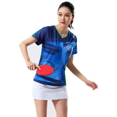 China quick-drying badminton suit men's and women's sports suit volleyball match suit Korean version Quick-drying for sale