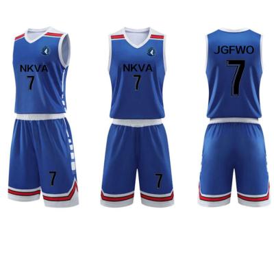 China Antibacterial basketball set empty men/women college basketball tank tops uniforms kits training suits for sale