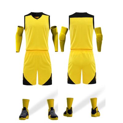 China Customized Team Sports Wear Custom Basketball Wear Antibacterial Singlet Basketball Uniform For Adults for sale