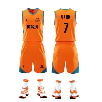 China Wholesale Antibacterial Basketball Hoop Ball Uniform Tank Top Sports Sublimated Basketball Tank Top for sale