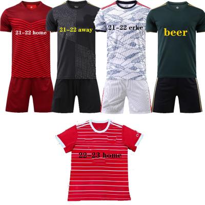 China Quick-drying 22-22 home and away short sleeve football uniform training No.9 Lewan kimmich uniform jersey for sale