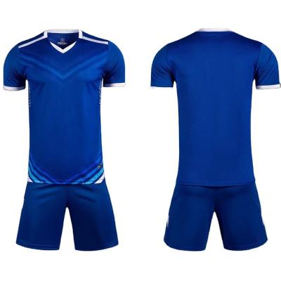 China 2022 Quick-drying 100% Quick-drying 100% Polyester Club Shirts Team Soccer Jersey Set Football Soccer Uniform for sale