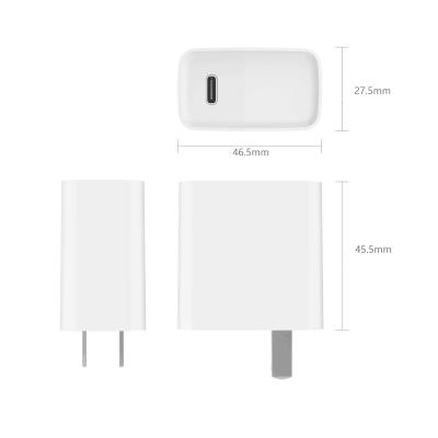 China Support QC3.0 OEM ODM Customize Certificate 18W Portable Cell Phone USB C Wall Charger PD for sale