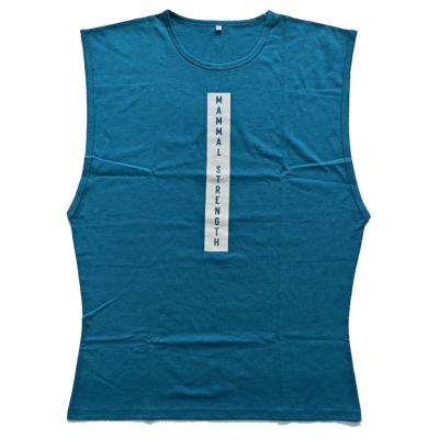 China Slim fit QUICK DRY QUICK DRY fit gym wear mens custom screen printing polyester spandex sports tank tops for sale