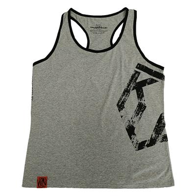 China High Street QUICK DRY QUICK DRY Custom Design Logo Mens Tank Tops Gym Wear Trendy Pattern Polyester for sale