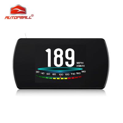 China 4.3 Inch T800 Auto HUD Car OBD2 Display Tachometer HD TFT Turbo Boost Gps Auto HUD Gauge for sale