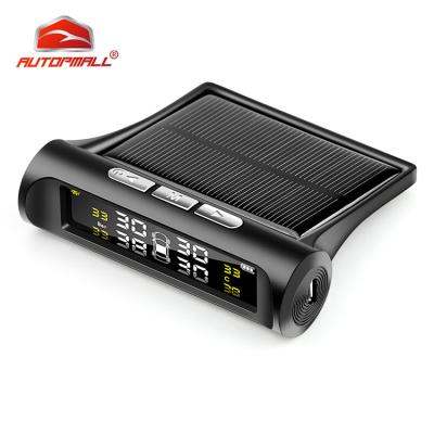 China ABS+stainless car tpms steel internal external wireless real time tire pressure monitor solar tpms for sale